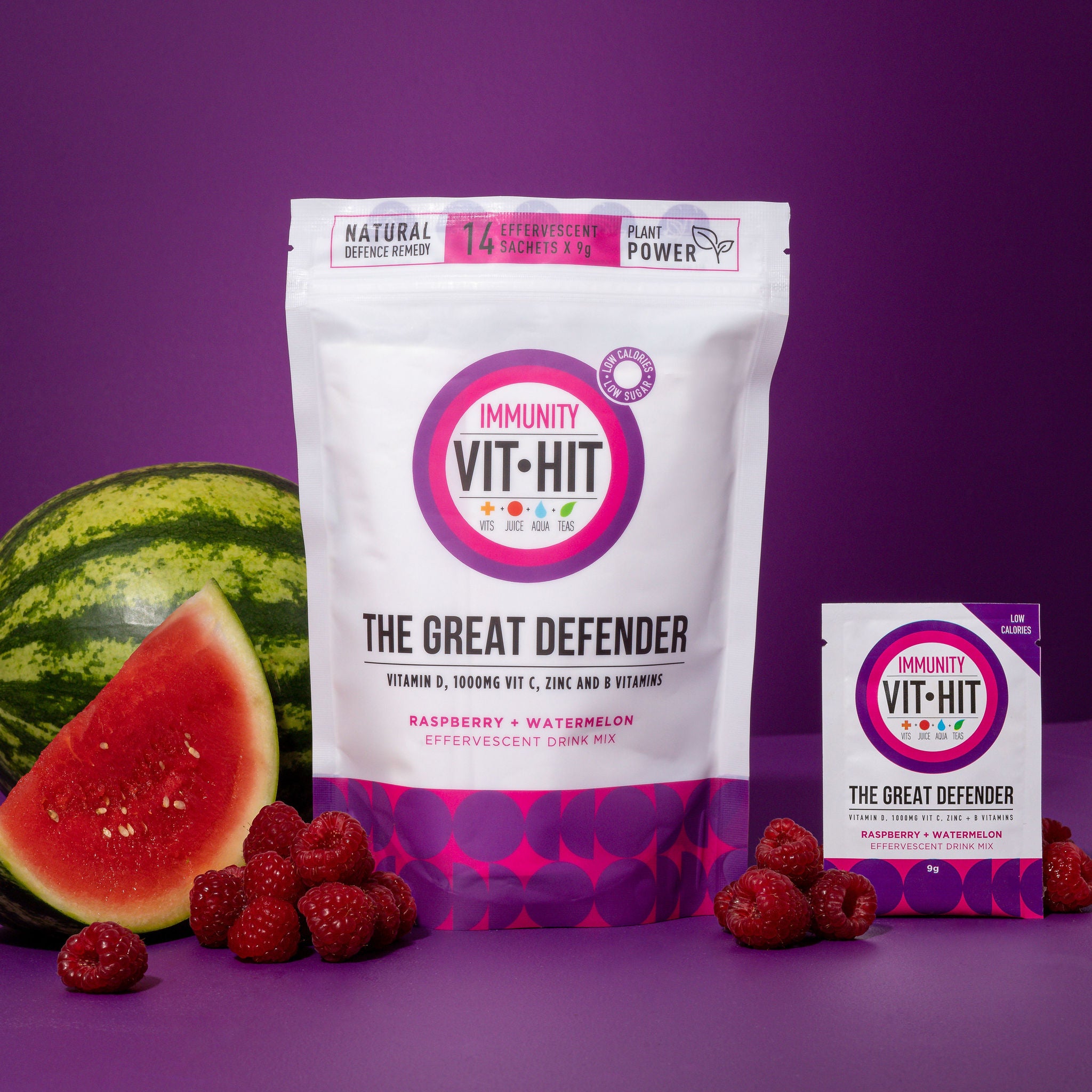 VITHIT THE GREAT DEFENDER - RASPBERRY & WATERMELON