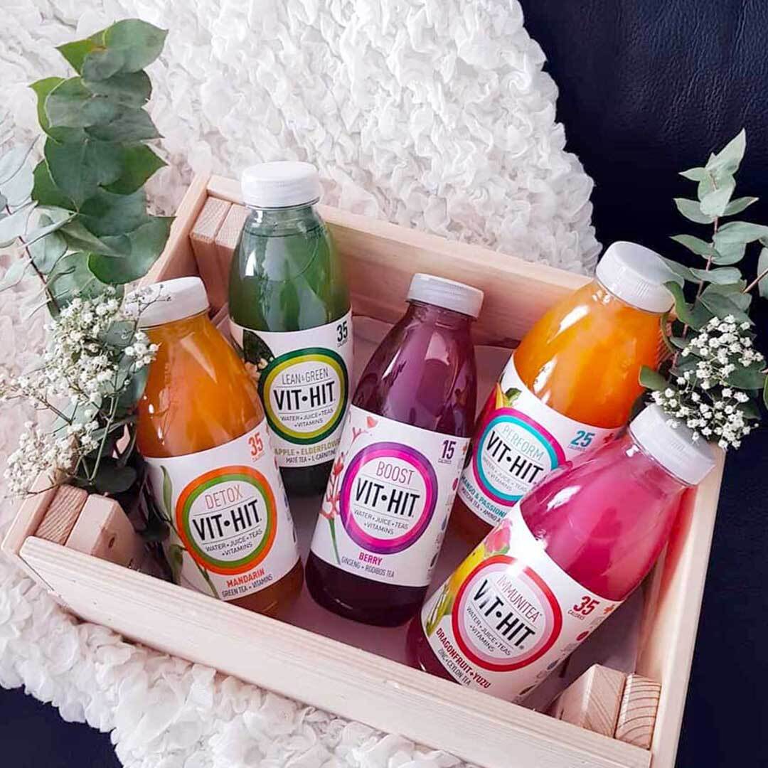 HIGH IN VITAMINS . LOW ON SUGAR . GREAT IN TASTE