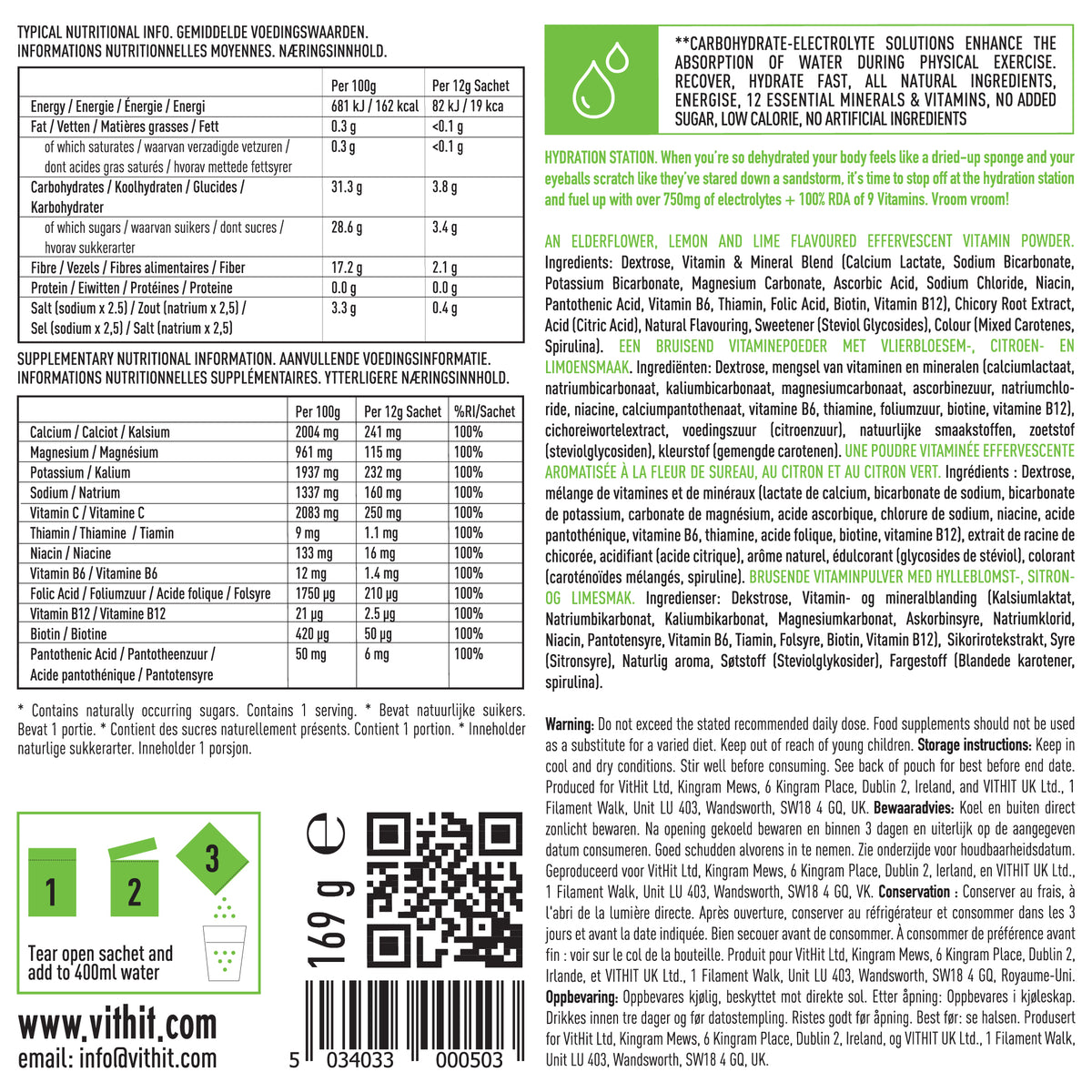 Vithit Perform VITHIT Hydration Station | Electrolyte Vitamin Sachets |VITHIT – VITHIT ...