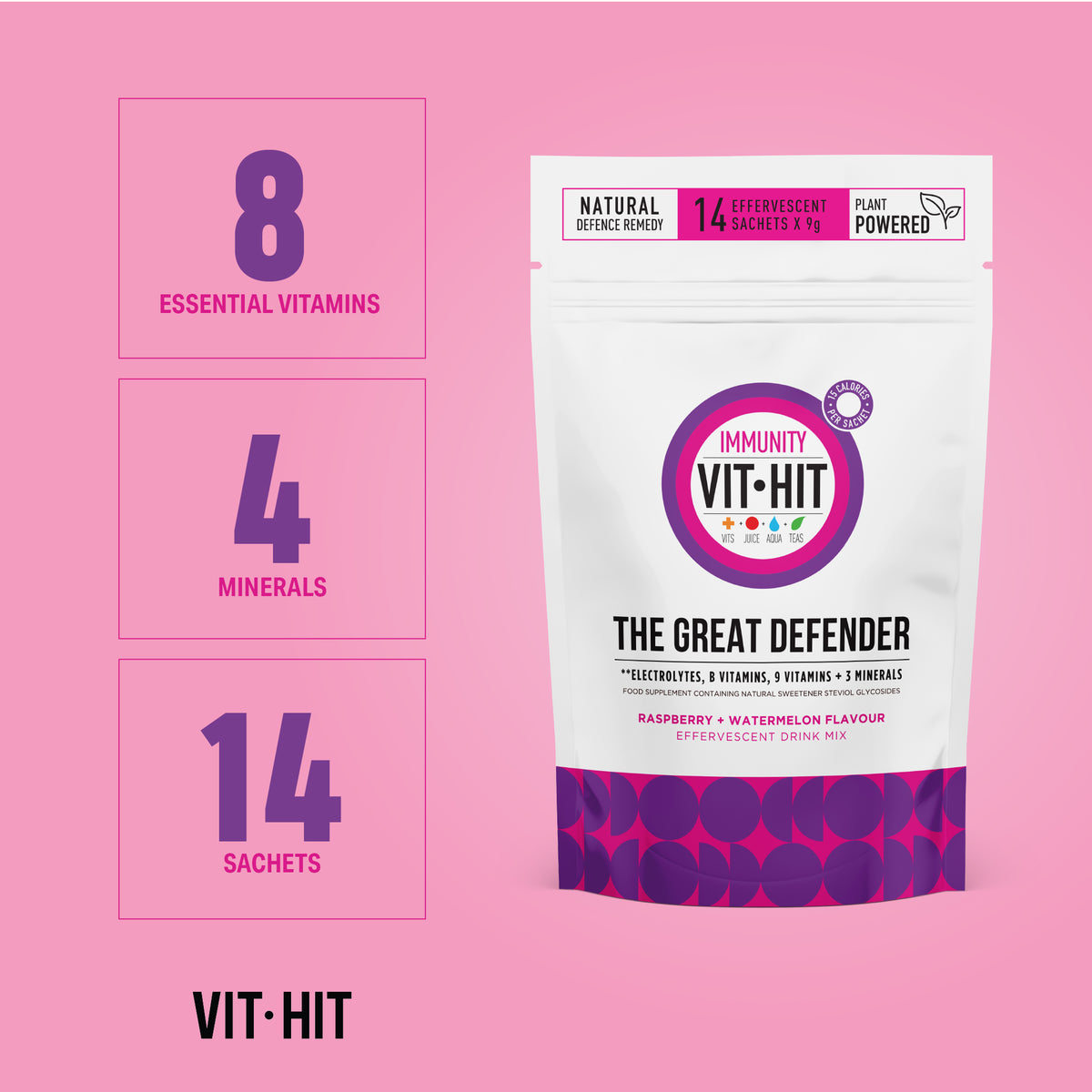A stand-up pouch of Vit-Hit &