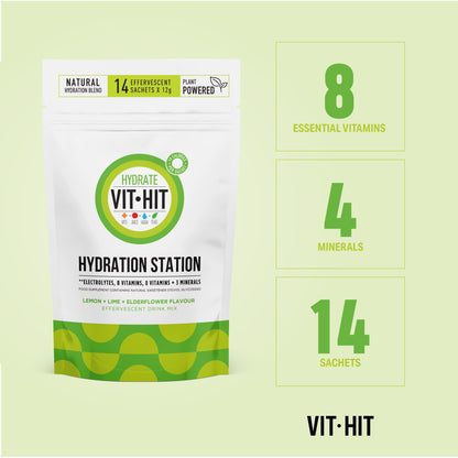 VITHIT HYDRATION STATION - LEMON, LIME &amp; ELDERFLOWER